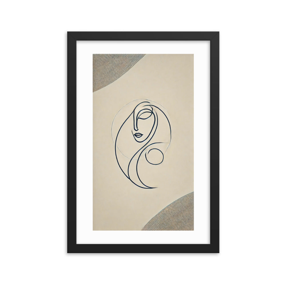 poster silhouette femme