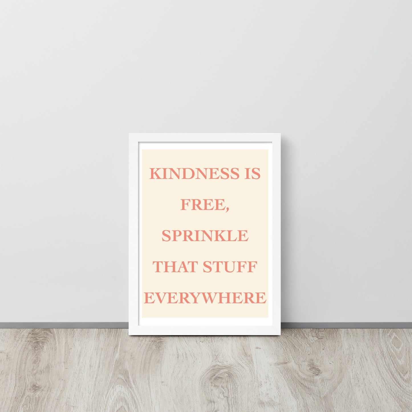 affiche rose et beige texte