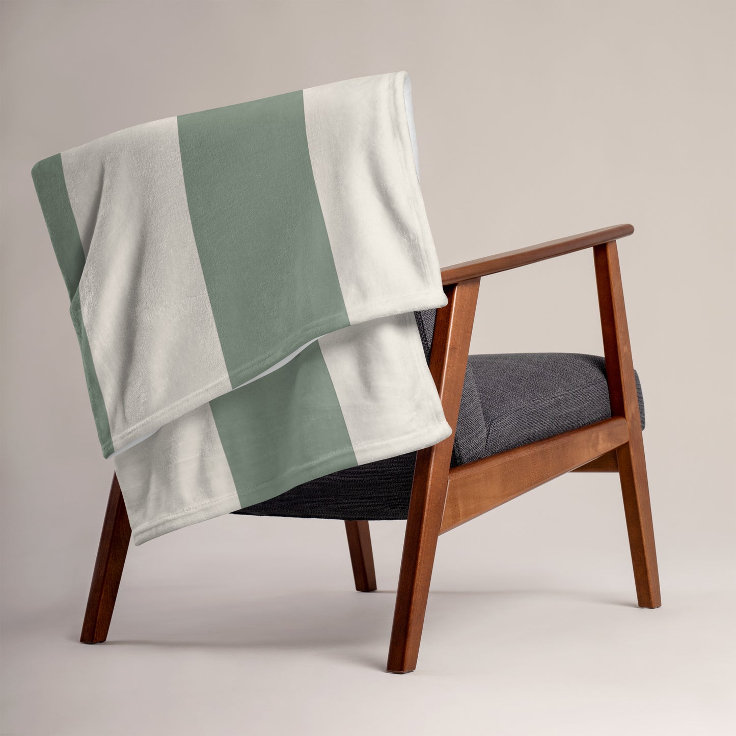 plaid rayure verte