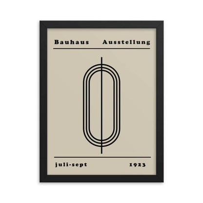 poster cadre noir style bauhaus