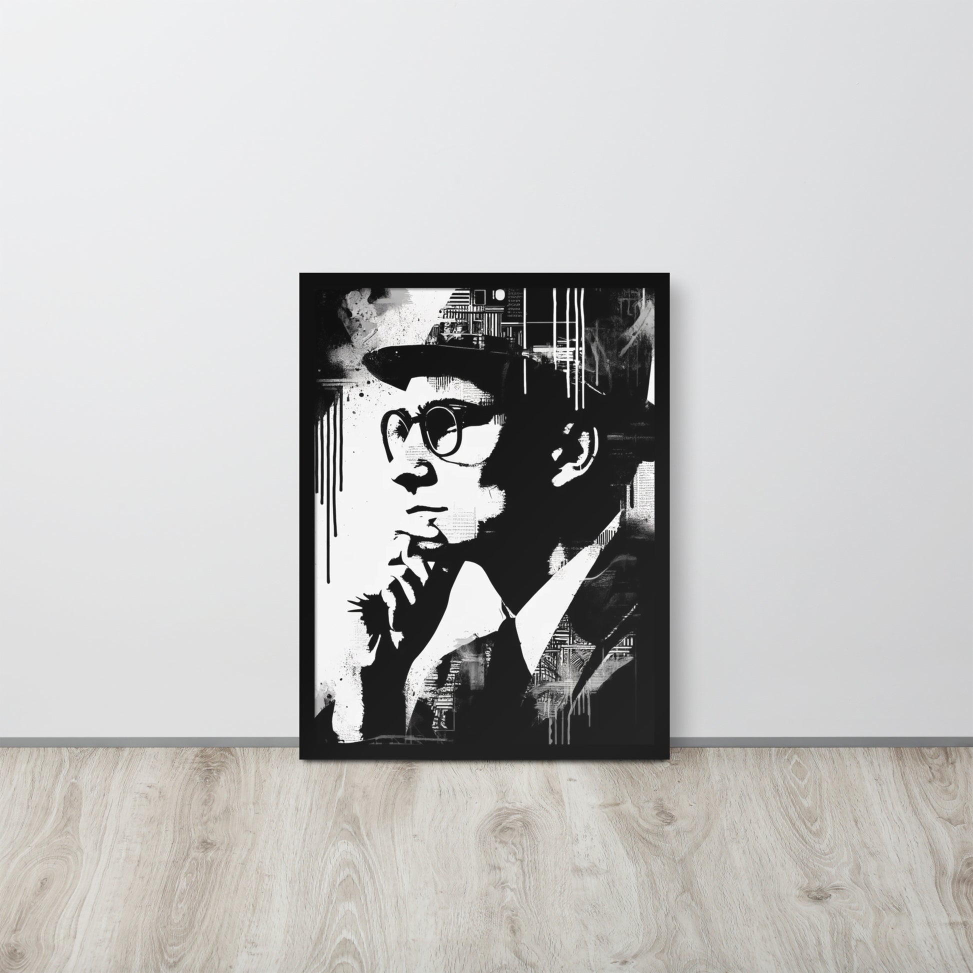 poster homme pensant