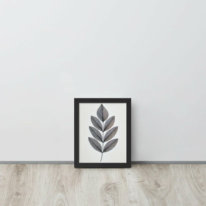 Minimalistisches Blatt: Natürliche Eleganz und zeitlose Einfachheit