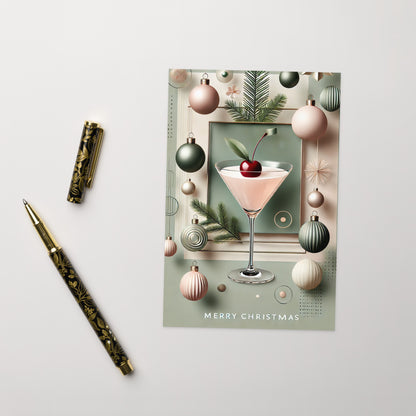 Carte de Vœux Festive - "Merry Christmas"