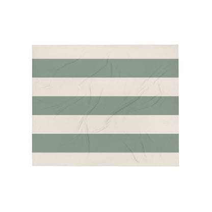 plaid rayure verte