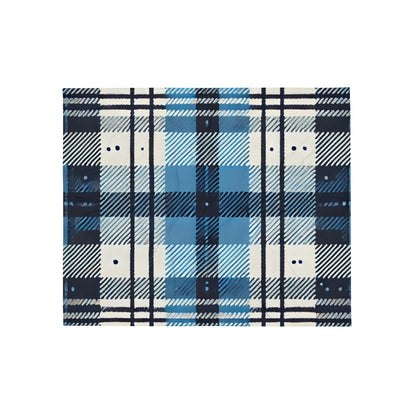 plaid carreaux bleu